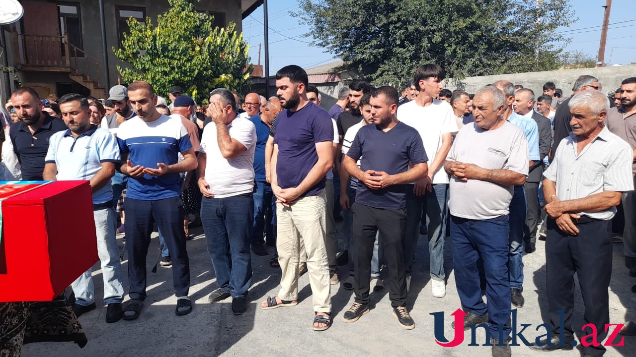 İtkin şəhid Natiq Kərimov dəfn edildi - FOTOLAR (YENİLƏNİB)